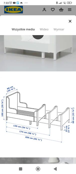 Łóżko rosnące razem z dzieckiem
