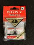 Mini Cassete Sony 60m MC-60