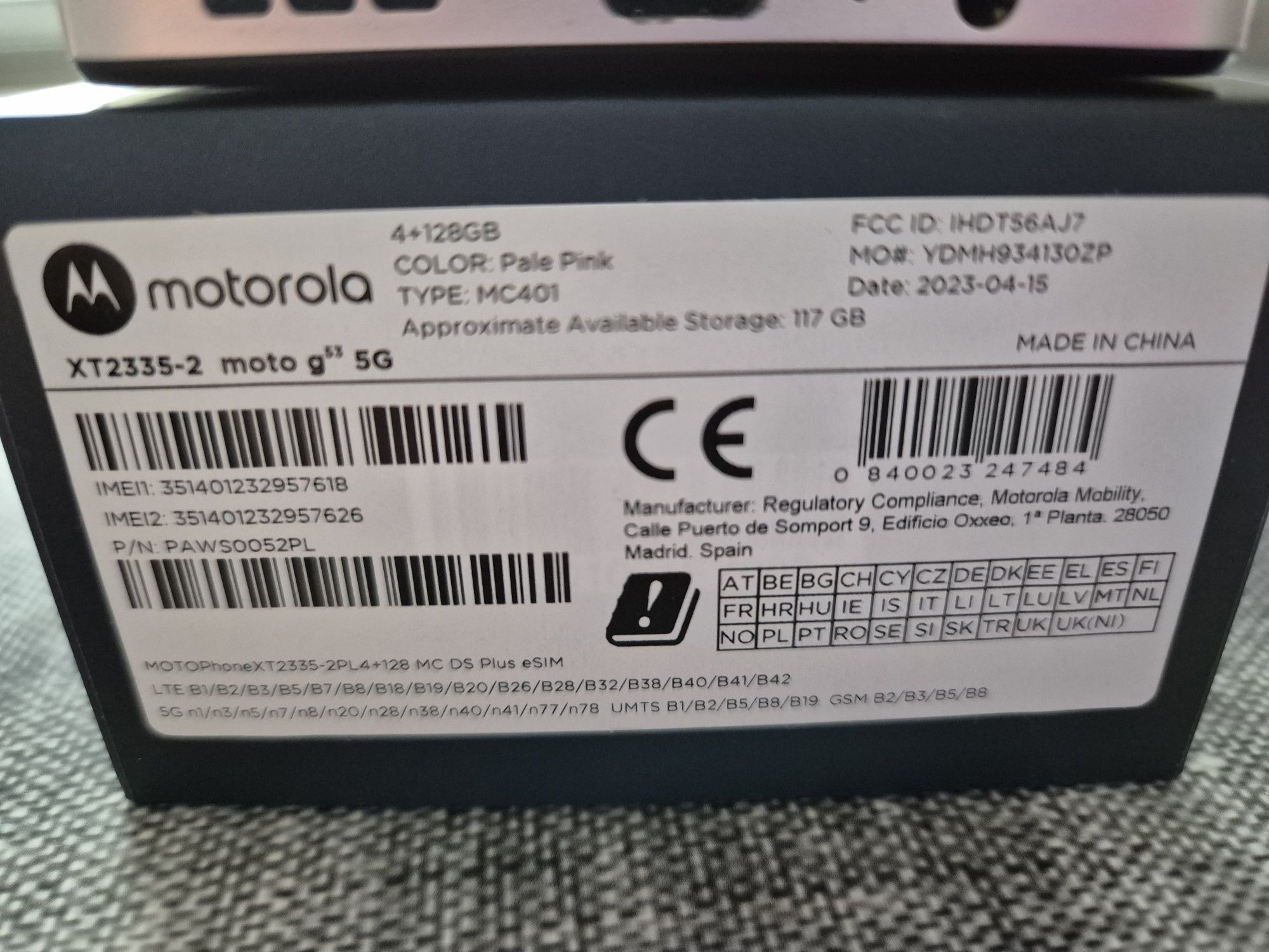 Sprzedam Motorola g53 5G
