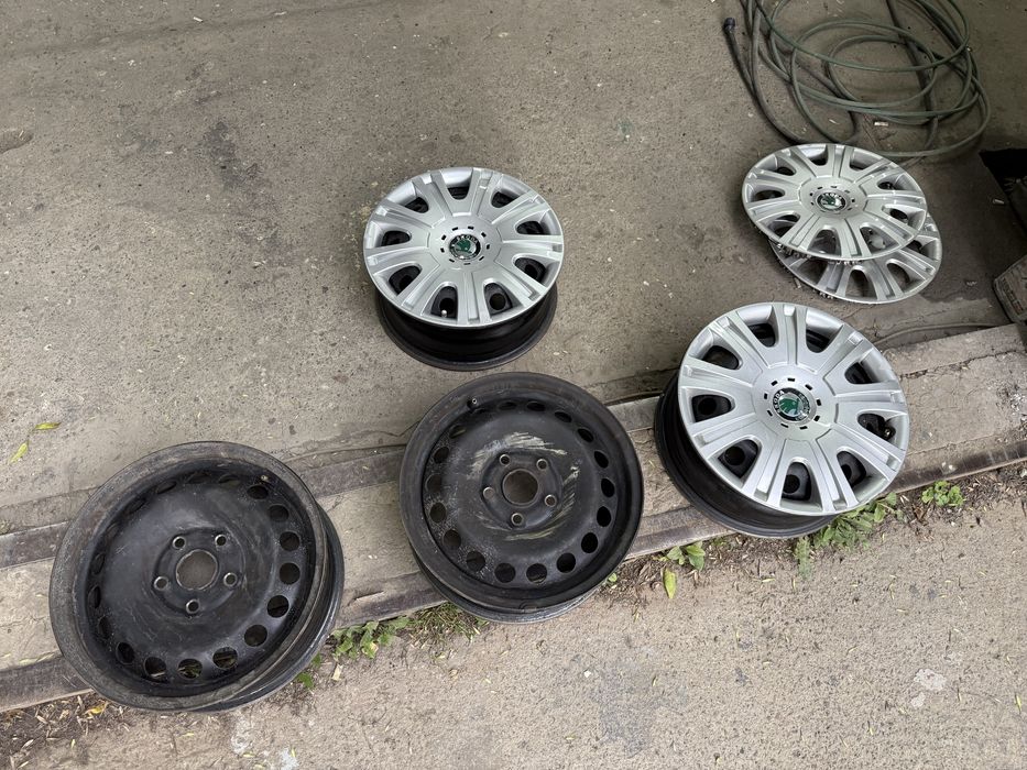 Диски шкода А5 R15 5.112