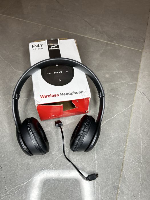 Sluchawki bezprzewodowe bluetooth P47 skladane