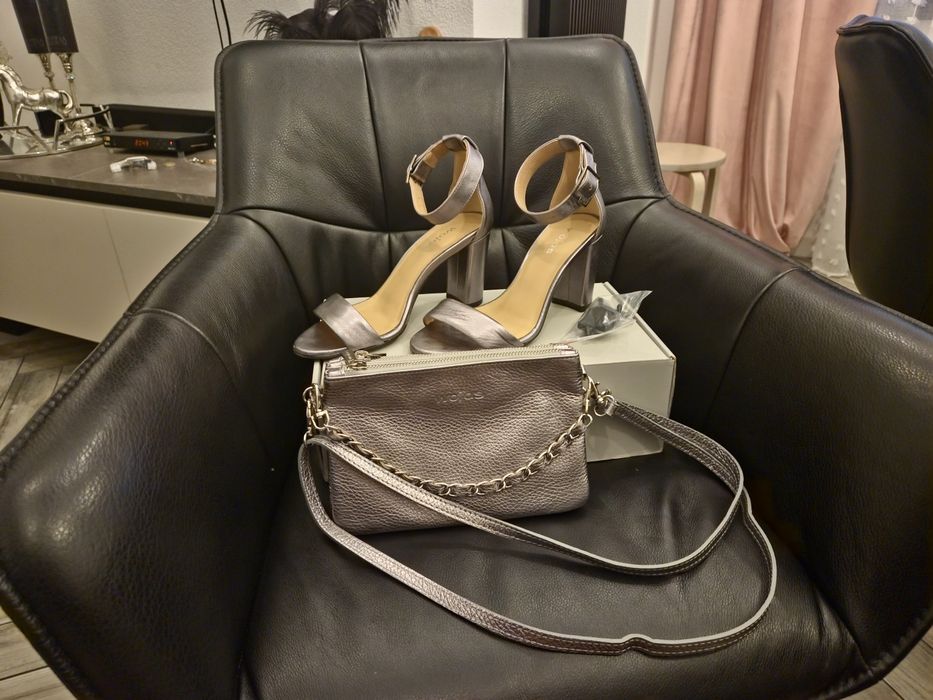 Wojas sandały 38  plus torebka