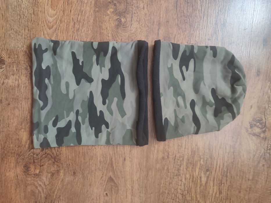 Czapka i komin zimowe polar 5-6lat