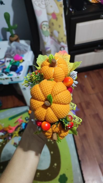 Дитячий обруч з гарбузиками