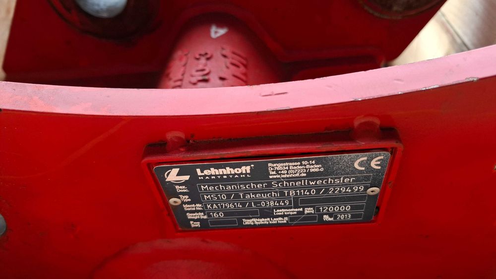 Szybkozłącze mechaniczne Lehnhoff MS 10