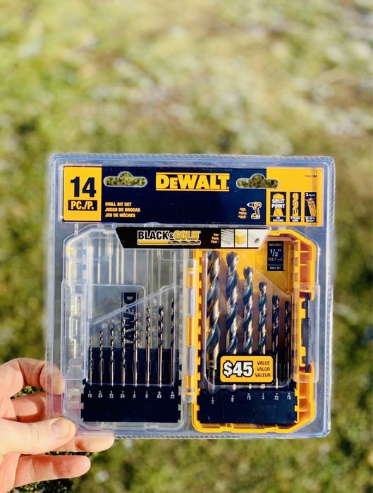 Свердла DeWALT Усиленні Свердла 14Шт. Оригінал із USA! + Кейс