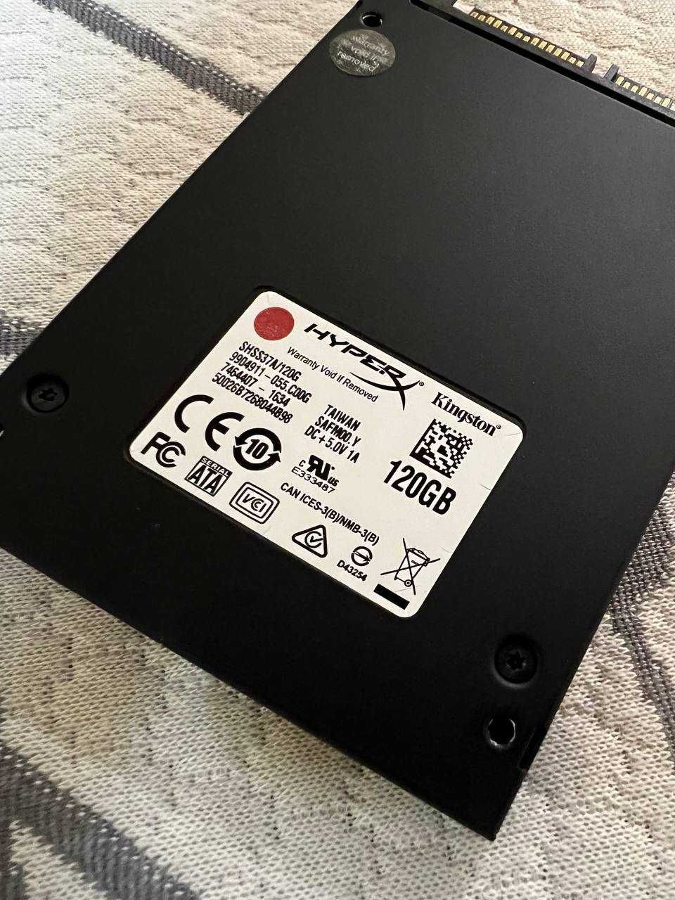 SSD накопитель KINGSTON HyperX Savage SHSS37A/120GB - 100%