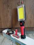 Фонарик COB LED Мощный для Гаража СТО Аккумулятор 18650 USB Магнит