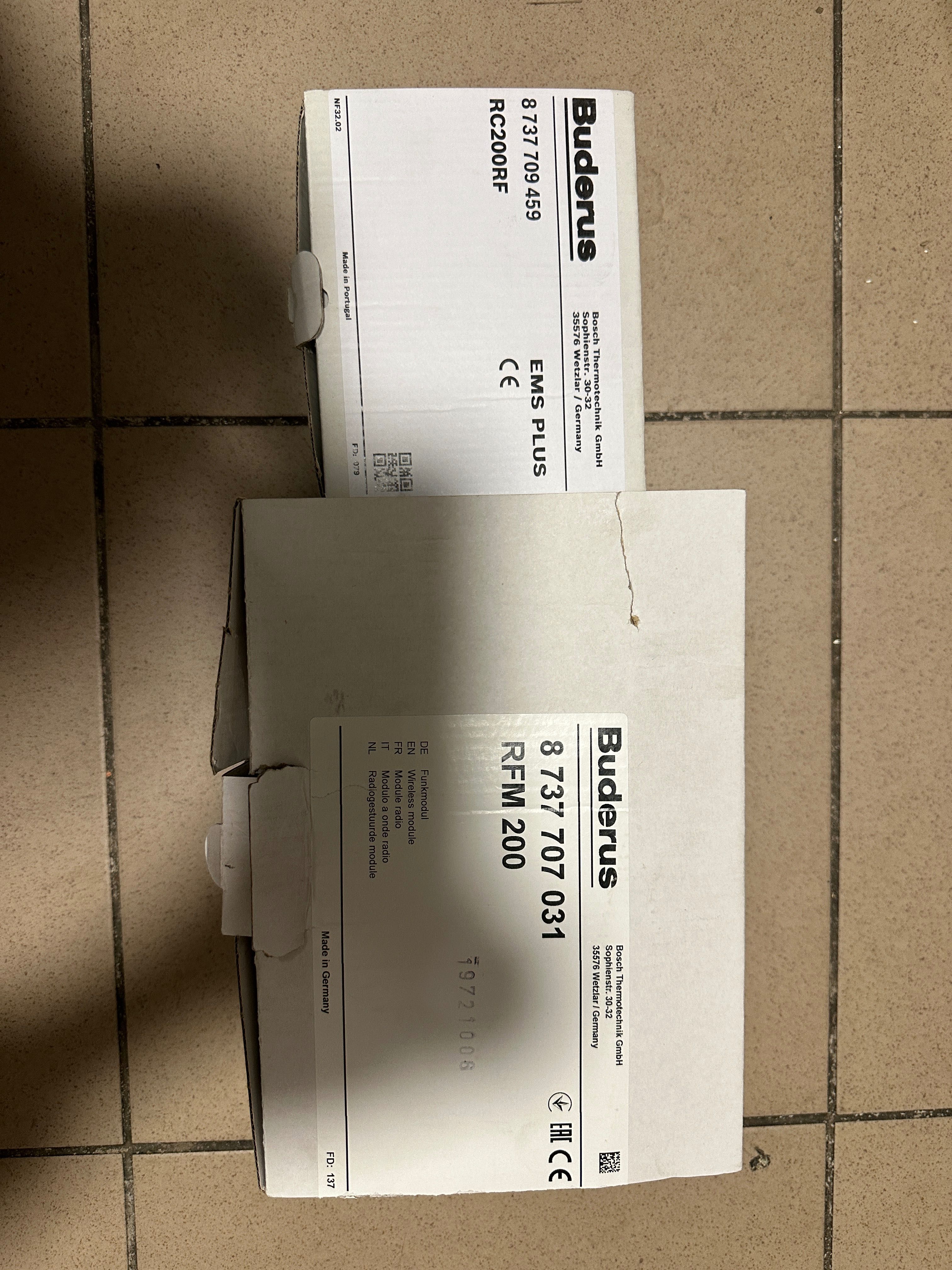 Regulator bezprzewodowy Buderus Logamatic RC200 RF set