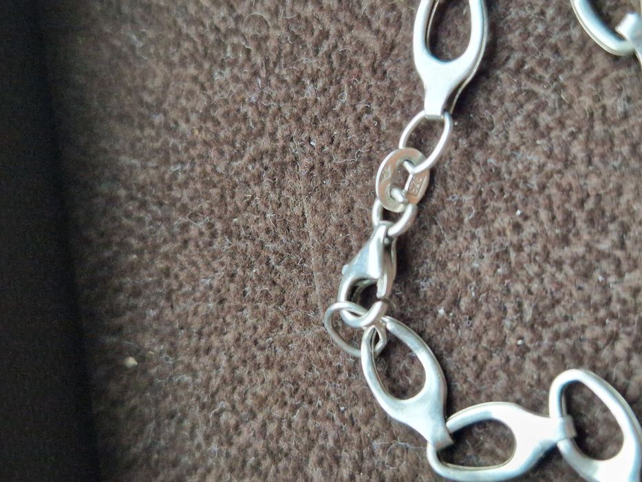 Bransoletka W. KRUK chain charms Łańcuchowa srebro 925