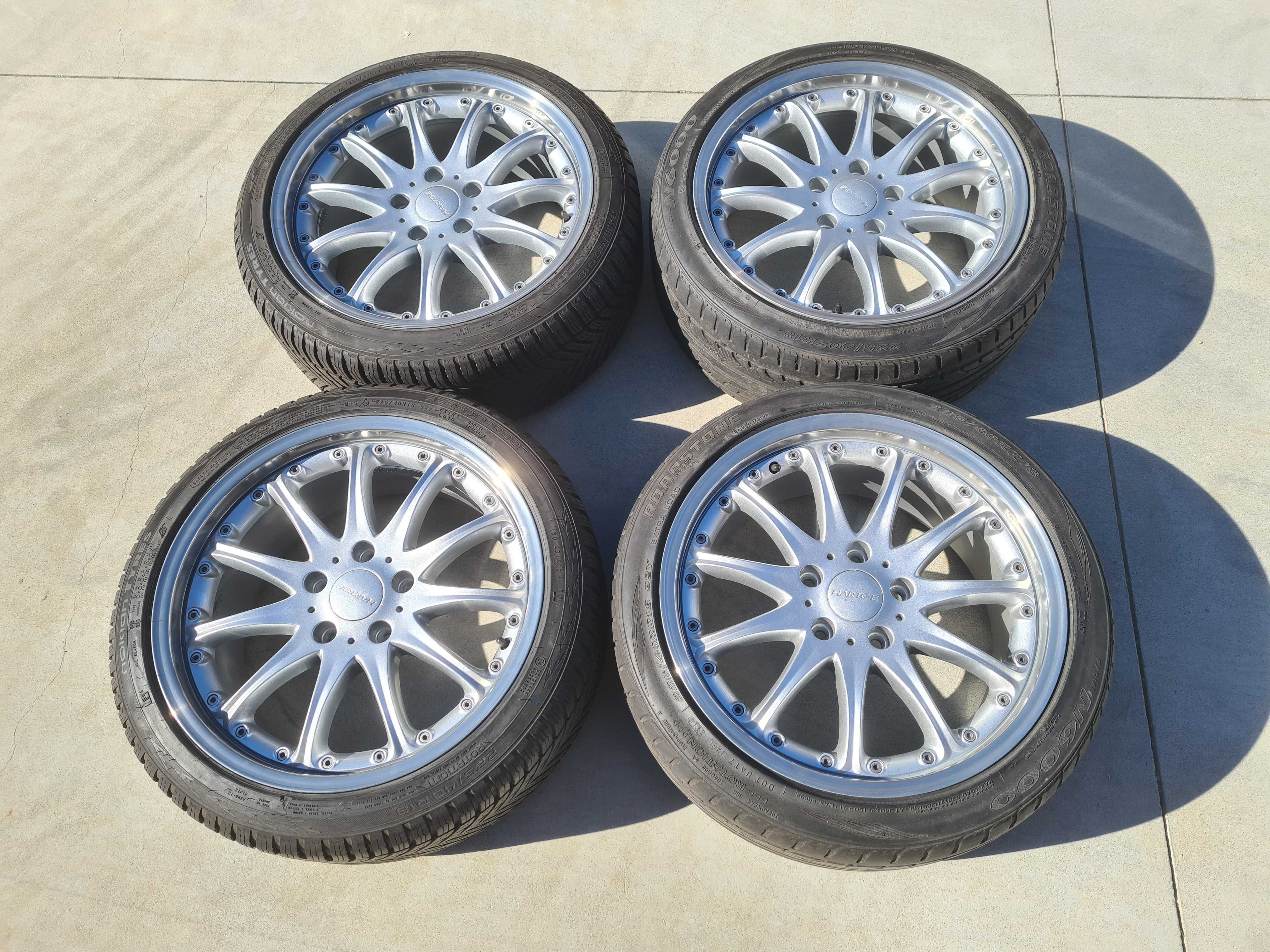 4 Jantes Hartge BMW 18 Originais 5x120 Aba polida