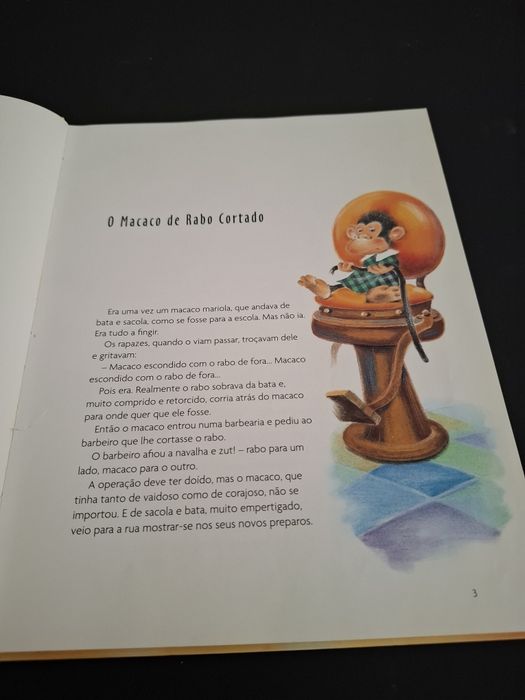 Livro O Macaco de Rabo Cortado de António Torrado