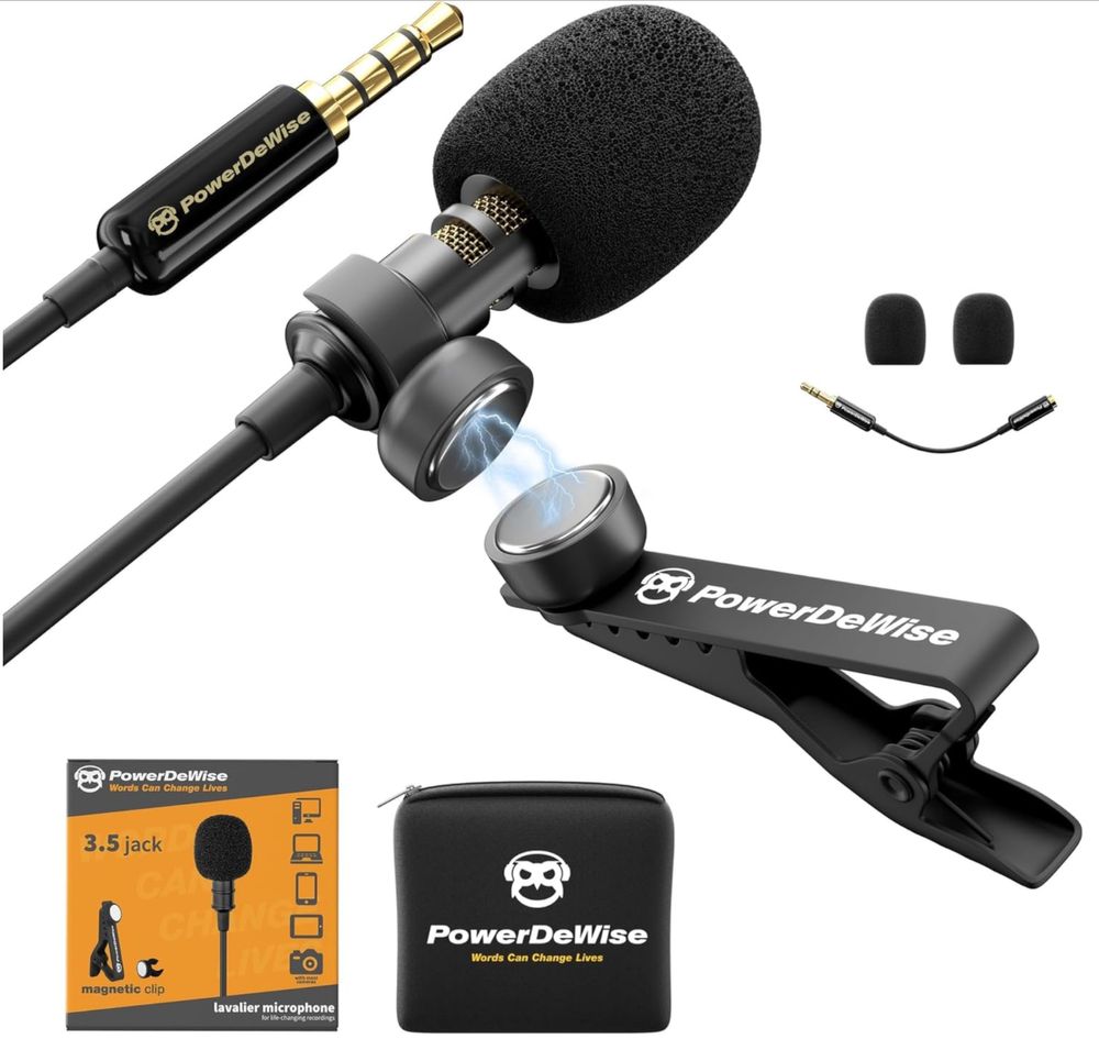 Microfone Lapela PowerDeWise
