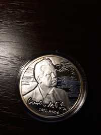 Moneta srebrna kolekcjonerska Ag Czesław Miłosz 10 zł srebro numizmat