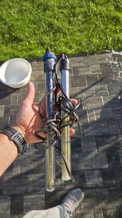 Używane akwarium owal z osprzętem ~175L 100x50x35
