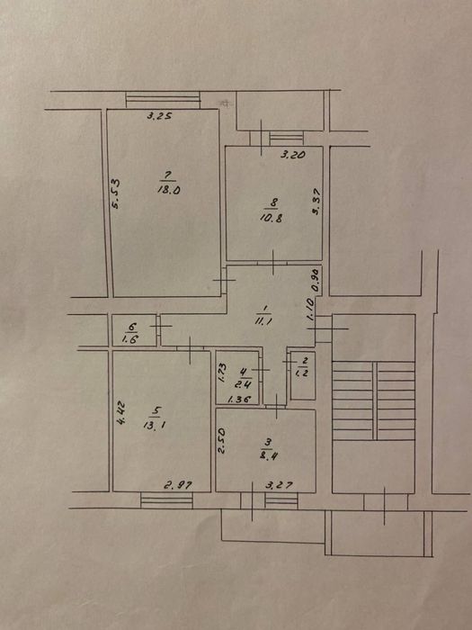 Продаж 3-х кімнатної квартири