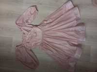 Ніжно-рожеве  плаття з легкими блискітками