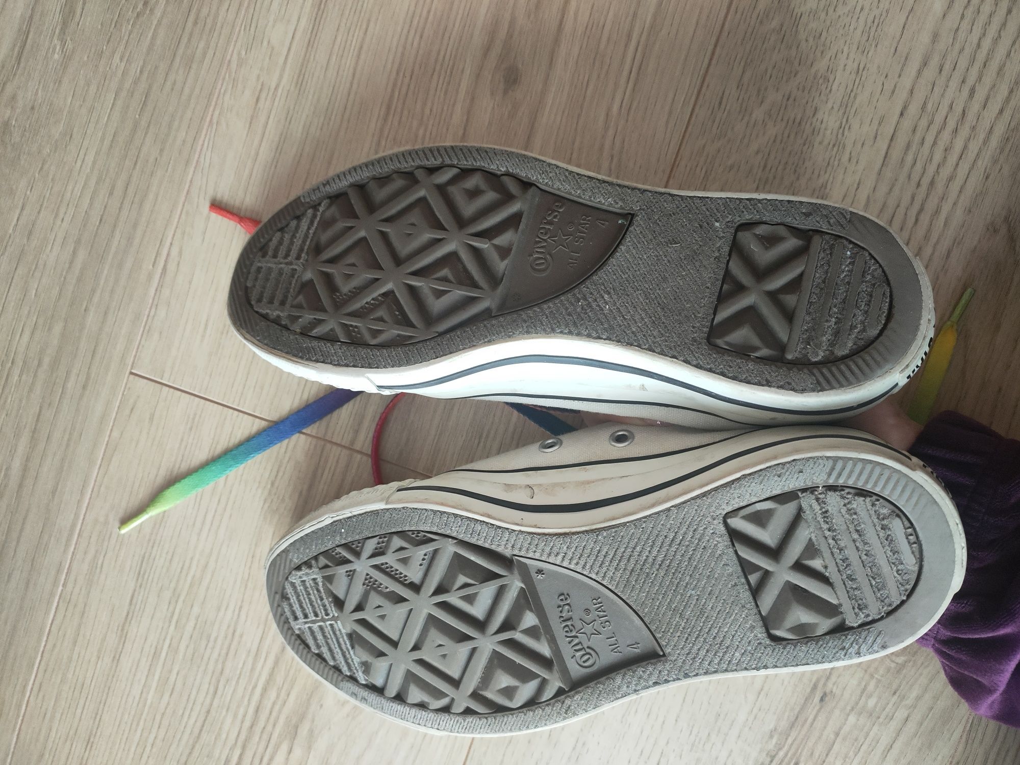 Kolorowe tęczowe trampki Converse r.37