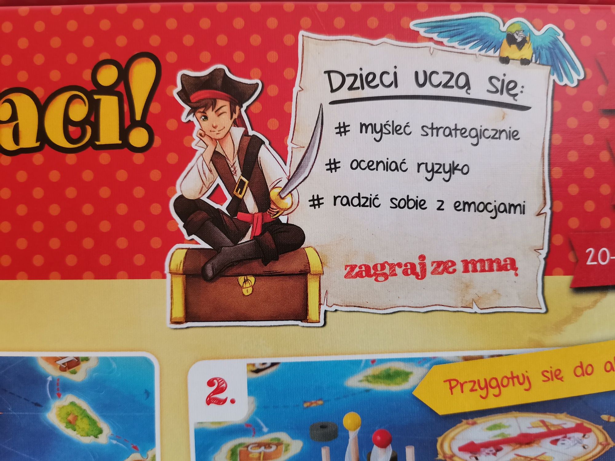 Gra planszowa rodzinna Egmont Ahoj Piraci