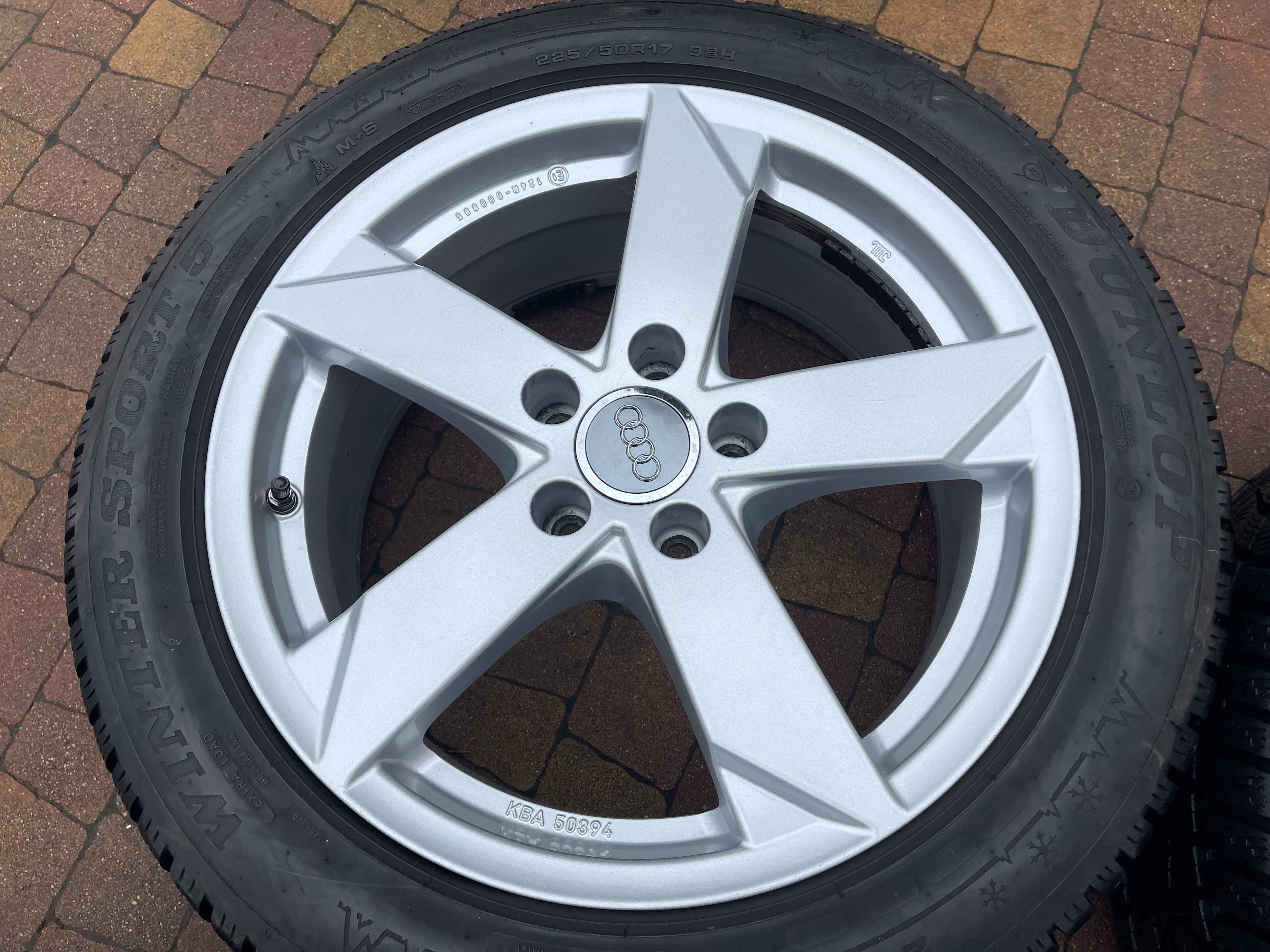 3744. Alufelgi 17" Audi A4 B8 B9 A6 TT A3 8P 8V 8Y 7.5J ET38 5x112