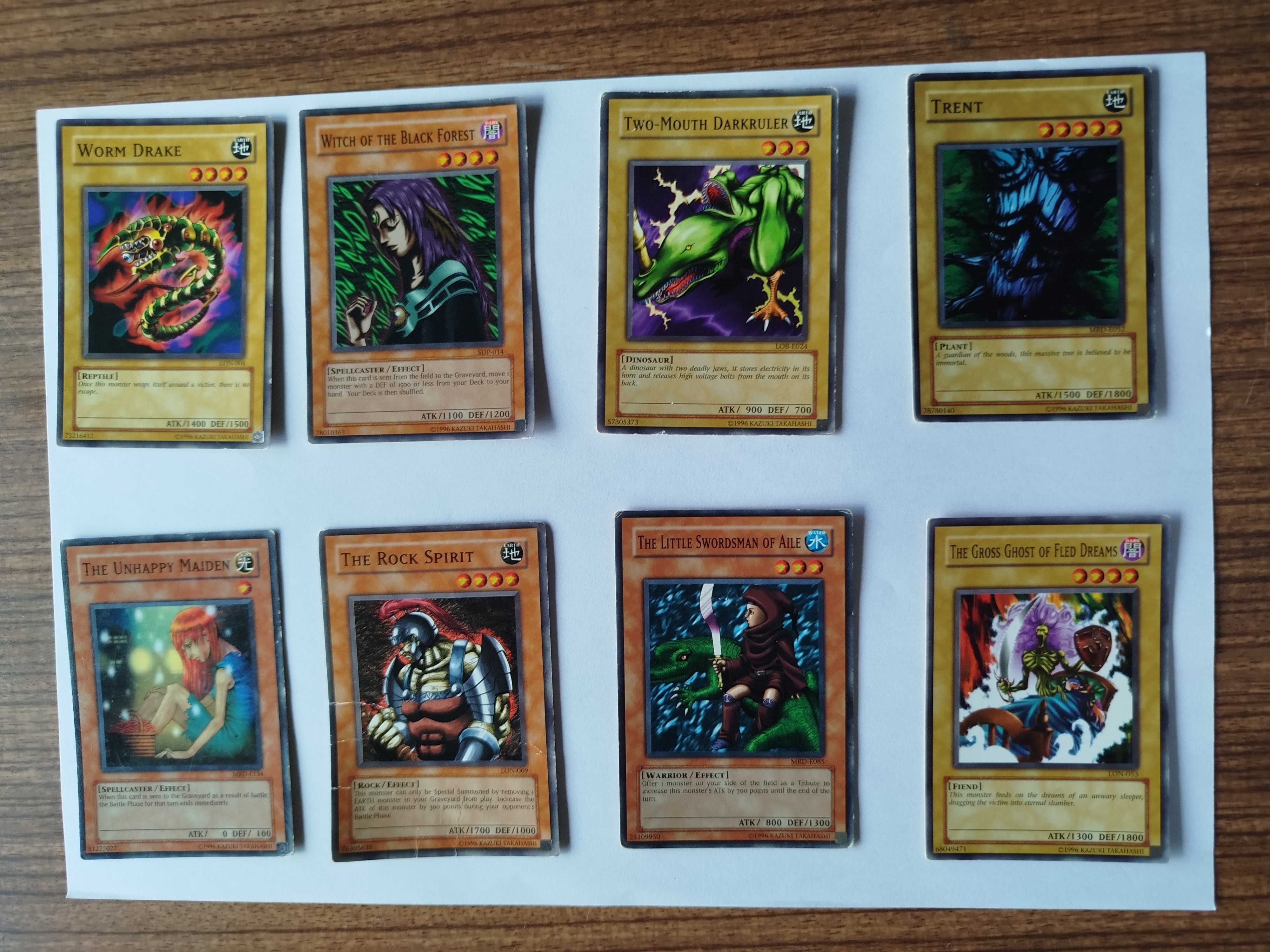 Cartas Yu-Gi-Oh! M 1