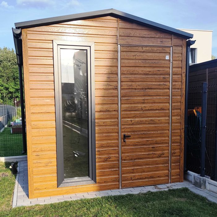 Schowek, Domek z PROFILA ZAMKNIĘTEGO 3x3 ocynk