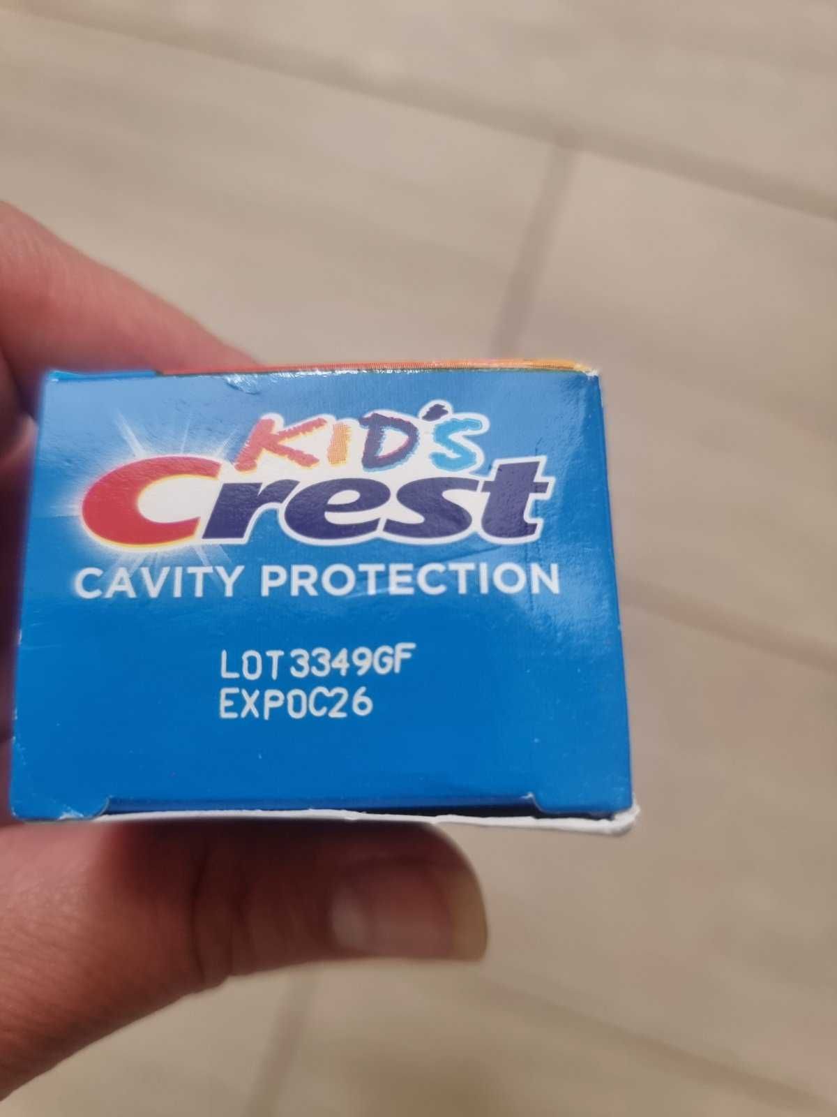 Дитяча зубна паста Crest Kid´s Cavity Protection