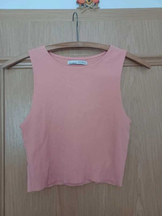 Różowy top Pull&Bear