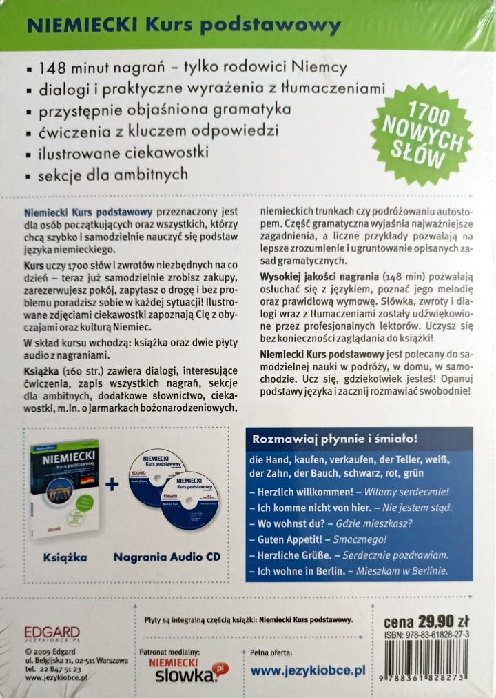 Kurs Audio CD Niemiecki. Edgard