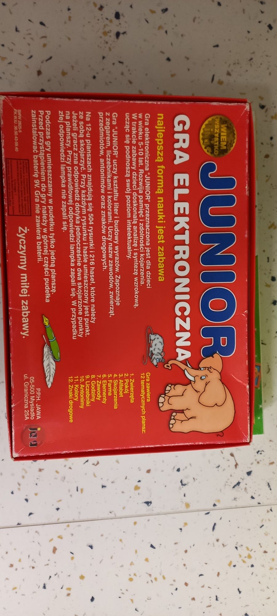 Gra elektroniczna Junior