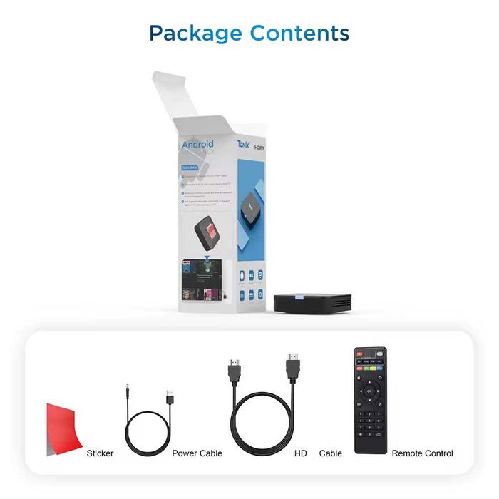 Смарт приставка TV Box Tanix TX1 Smart TV 2/16Gb ТВ Android 4K