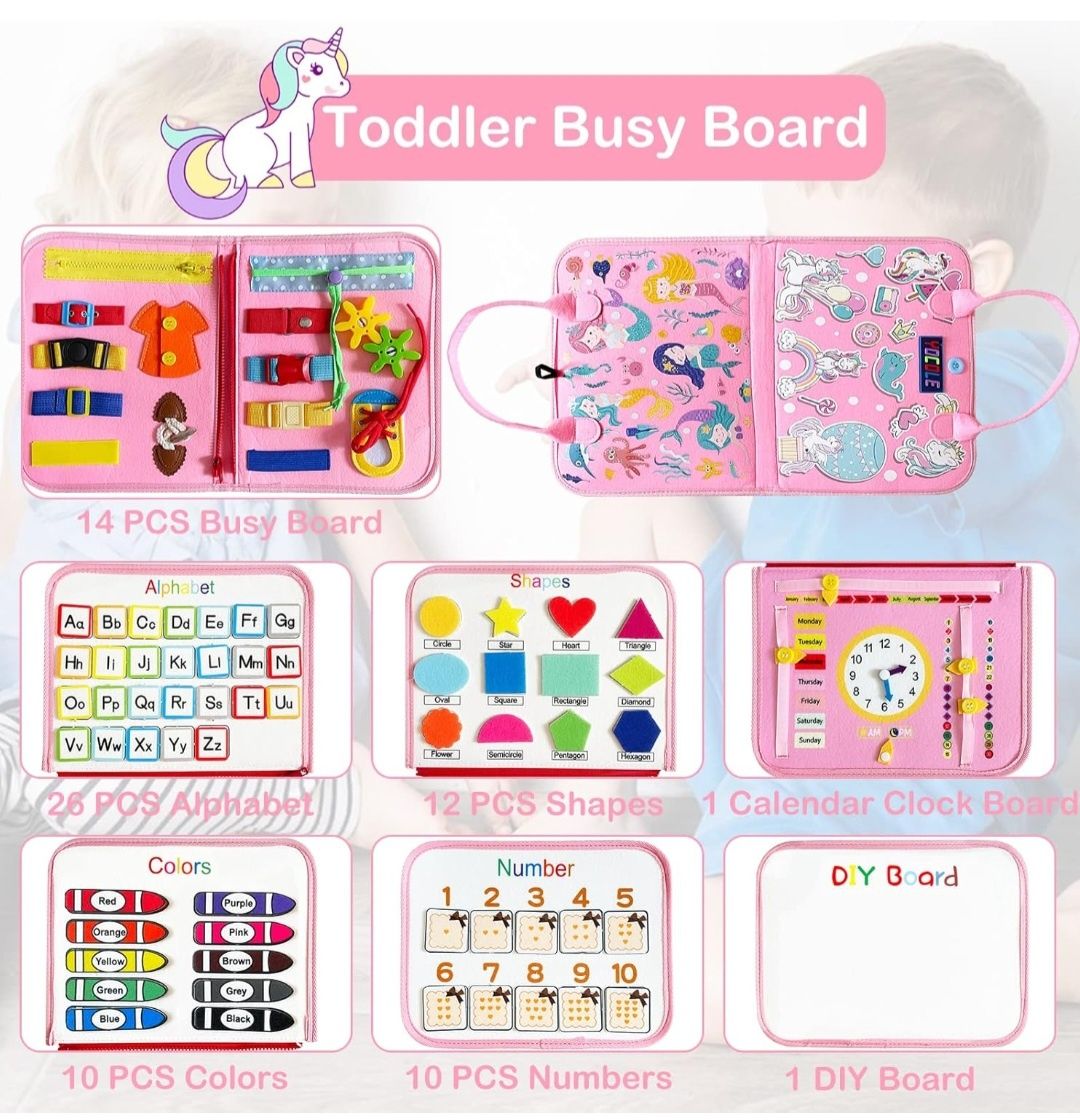 YOCOLE Busy Board 4-warstwowa tablica sensoryczna do aktywności