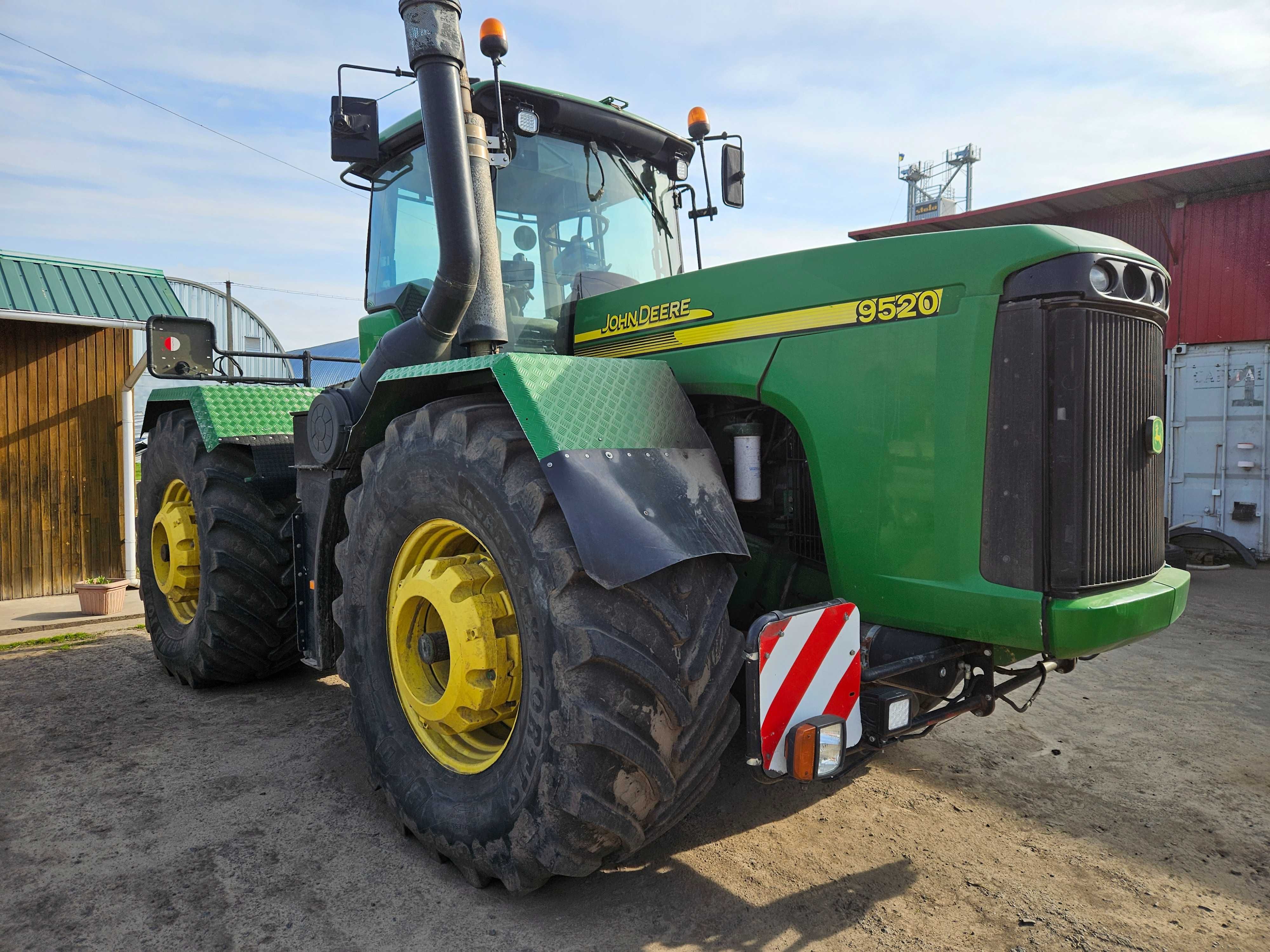 John Deere 9520 no Fendt Horsch Lexion Claas