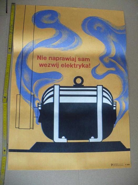 Stary plakat  Plakat z PRL