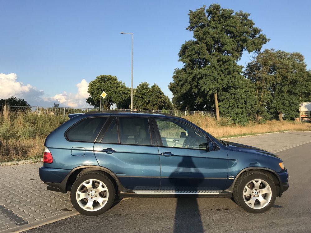 Cały na części Bmw e53 x5 topas blau 364/5 silnik 3.0i benzyna 231KM