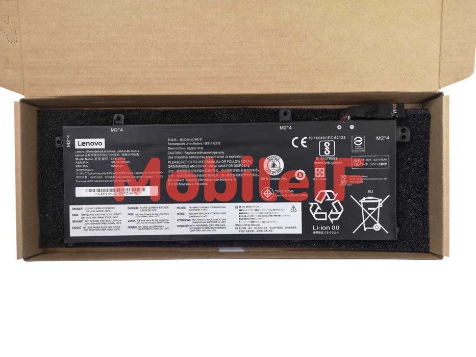 Акумулятор Lenovo ThinkPad T490, L18C3P71, L18L3P73, L18M4P74 Original