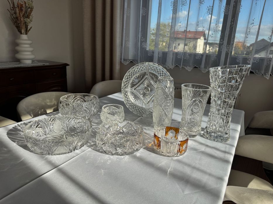 Zestaw kryształów zestaw naczyń kruształowych dekoracje domowe
