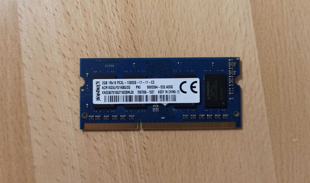Оперативна пам’ять для ноутбука Kingston 2GB DDR3L 1600MHz SO-DIMM