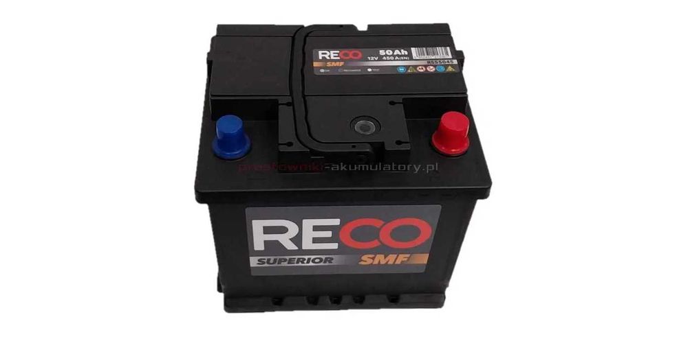 Akumulator RECO 12V 50Ah 450A W. Pstrowskiego 27