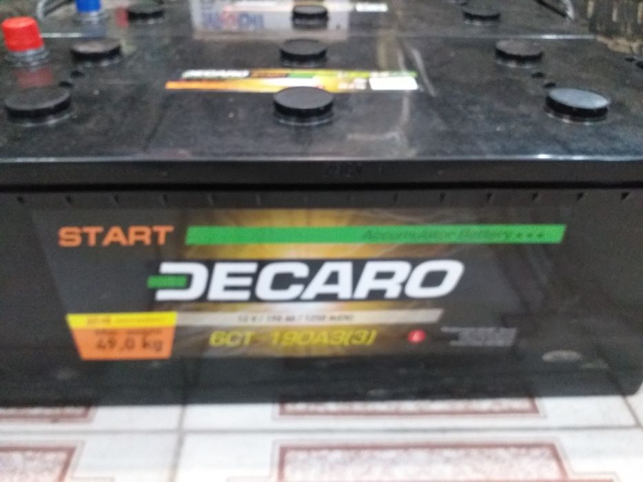 Акумулятор Decaro 190Ah EN1250