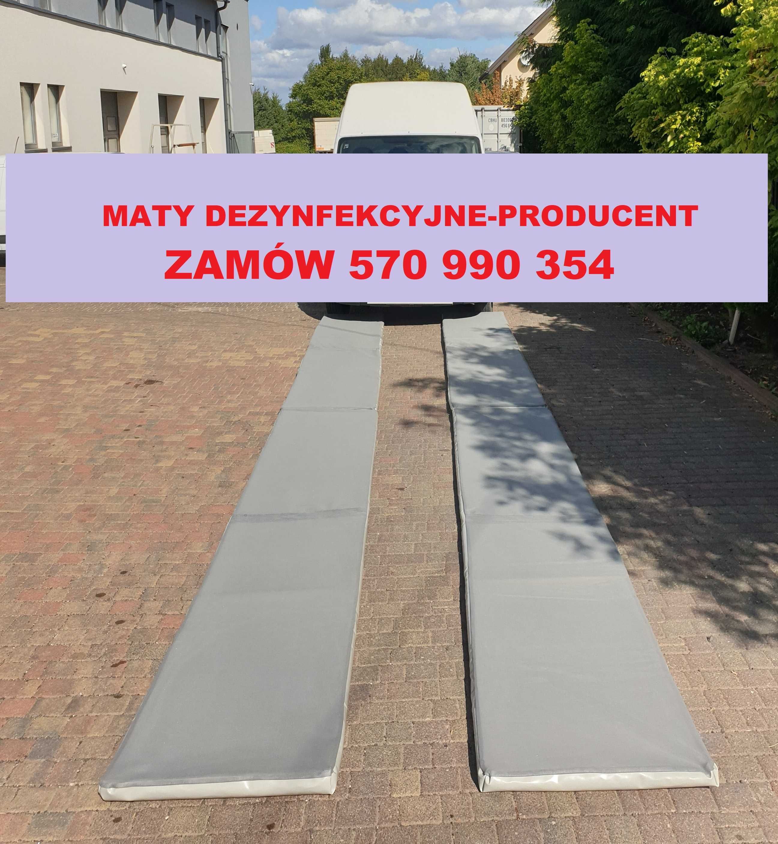 Mata dezynfekcyjna PRZEJŚCIOWA 100x100cm -Maty przejazdowe- PRODUCENT
