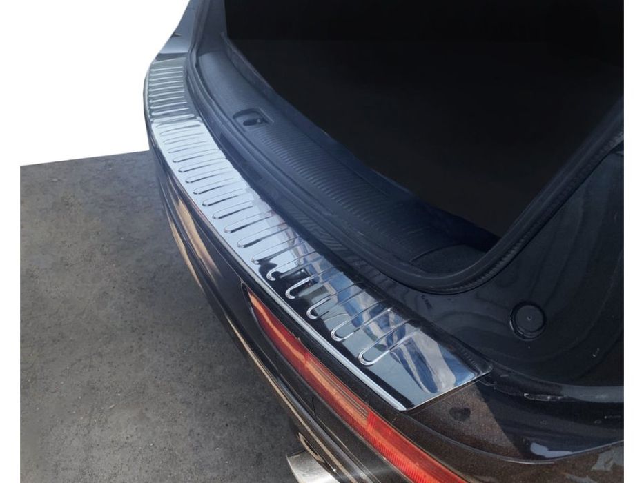 Audi Q5 Хром накладка на задний бампер нержавейка Carmos