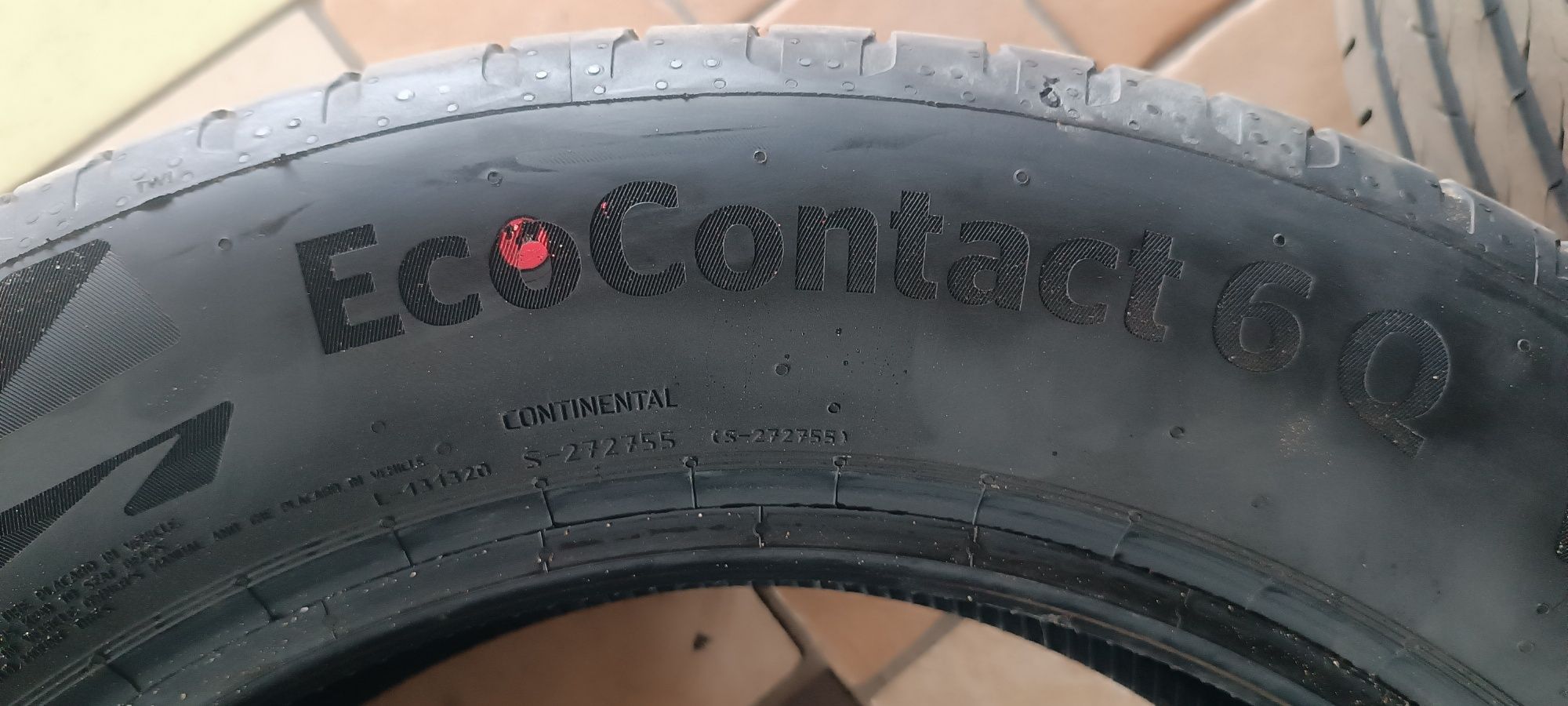 4 x praktycznie nowe opony letnie Continental Eco Contact 6 Q