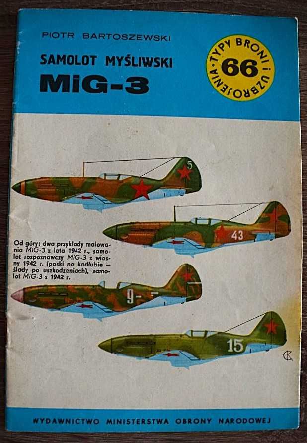 Samolot myśliwski - Mig- 3 , seria TBiU .