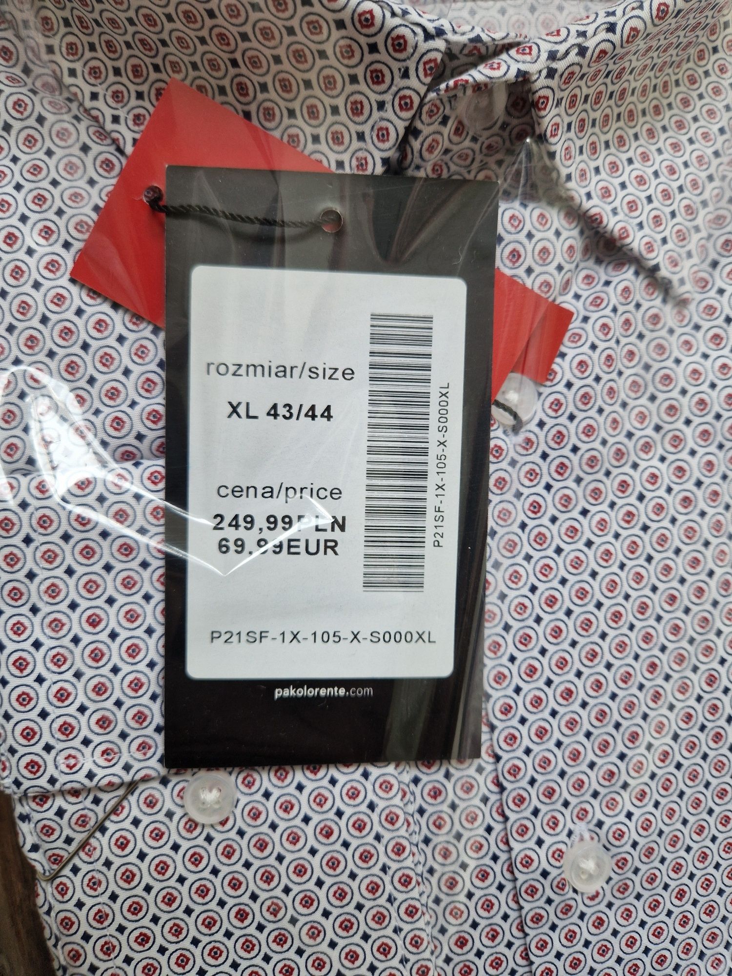 Pako Lorente nowa koszula męska slim r XL (43/44)