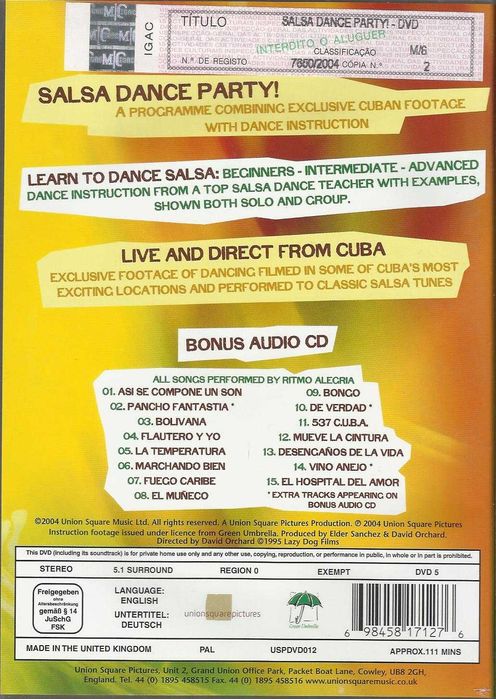 Salsa Dance Party! (DVD + CD)