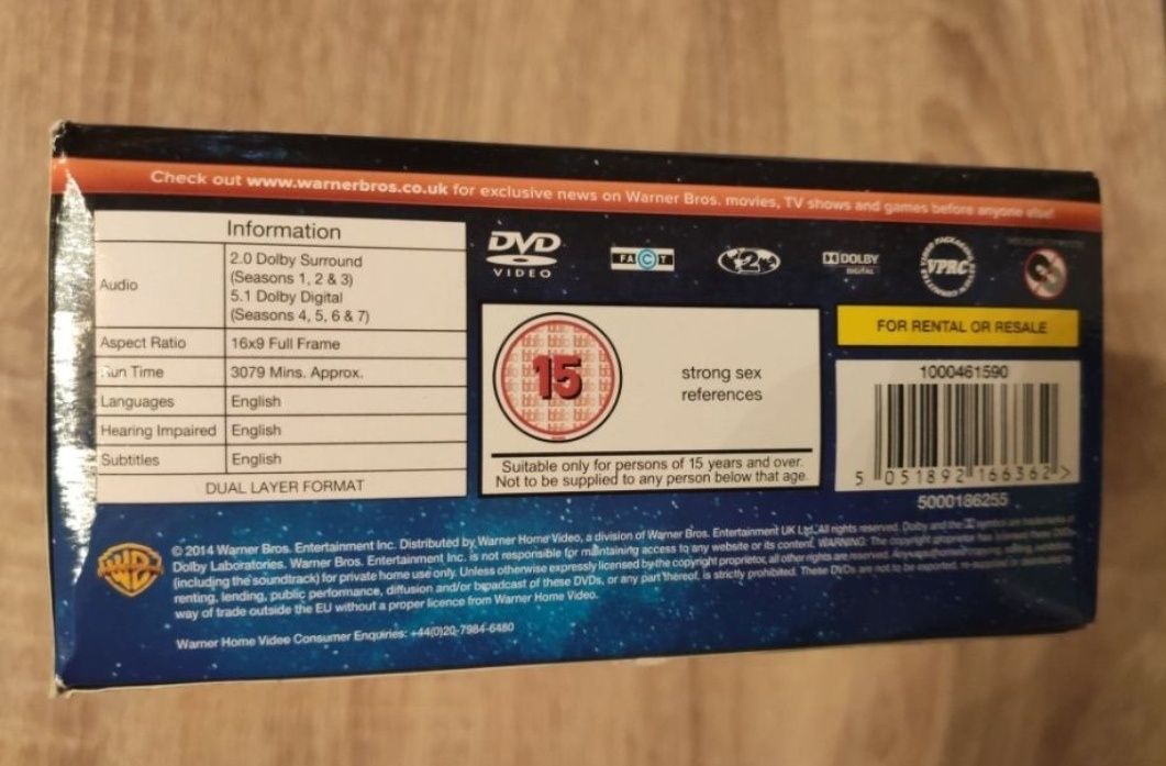 THE BIG BANG THEORY sezon 1-7 ENG 22 DVD teoria wielkiego podrywu
