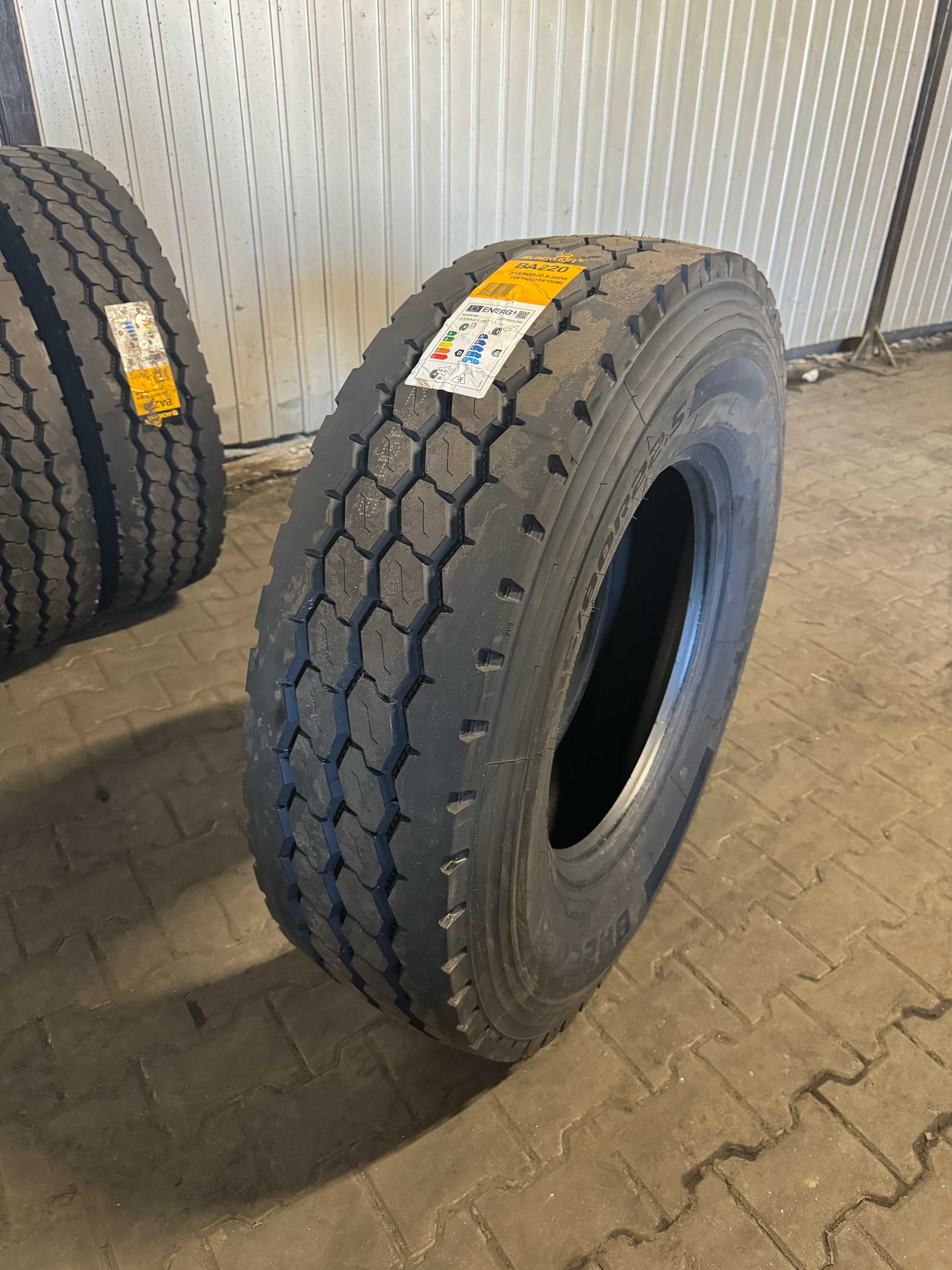 Blacklion BA226 385/65 R22,5  Naczepa Budowlana DOSTAWA oraz montaż