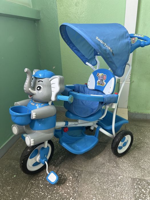 3-kołowy Rowerek dla dzieci Słonik