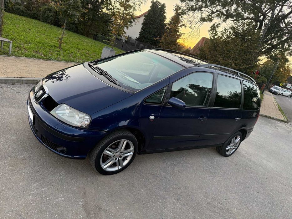 Seat Alhambra 7 os 2.0 tdi zarejestrowany 6 bieg 07r hak zobacz warto